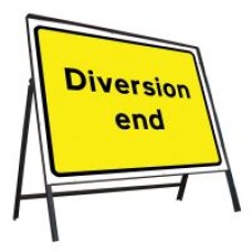 Diversion End Sign